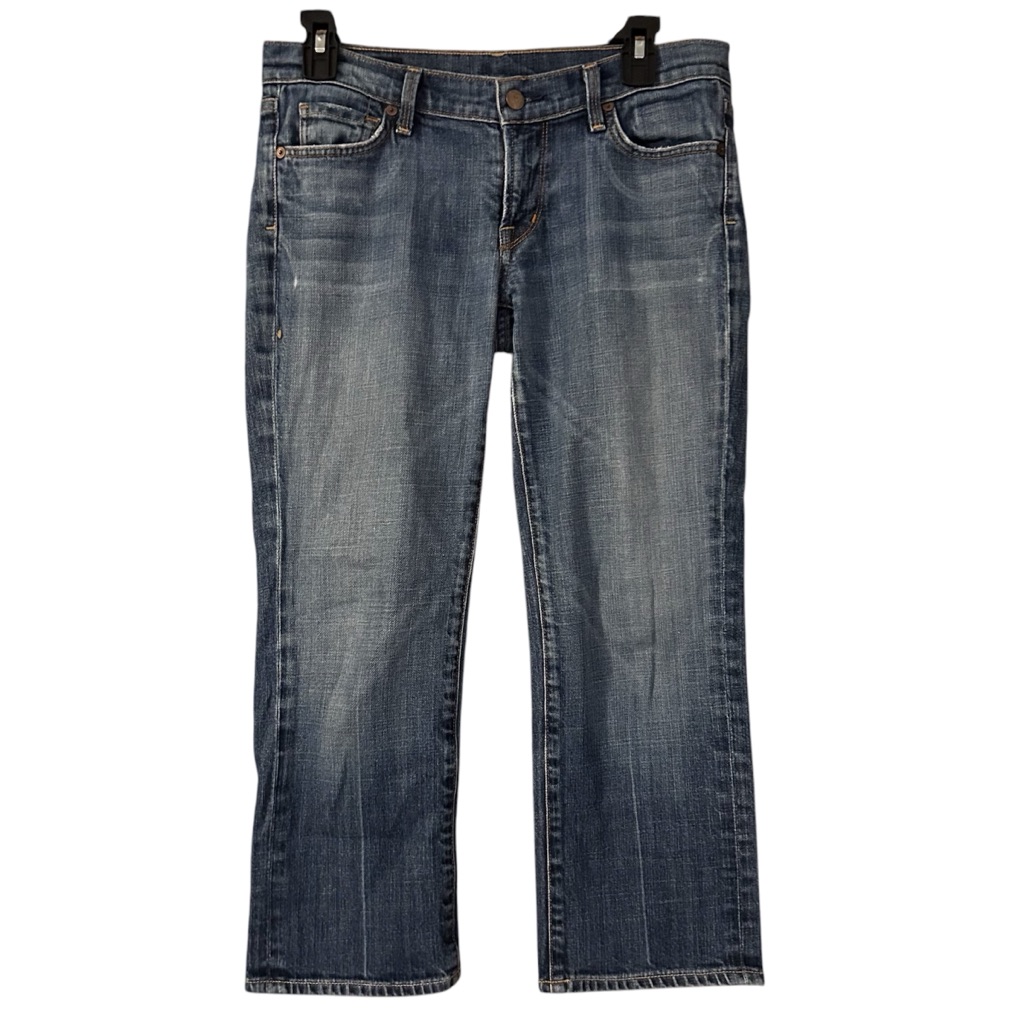 Citizens Of Humanity “Kelly” #063 Low Waist Cropped Stretch Jeans Sz 28 Women’s